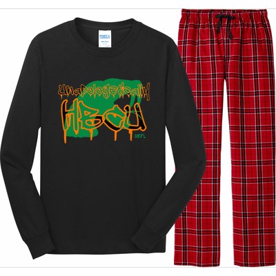 MDFL Designs Unapologetically HBCU FAMU Long Sleeve Pajama Set