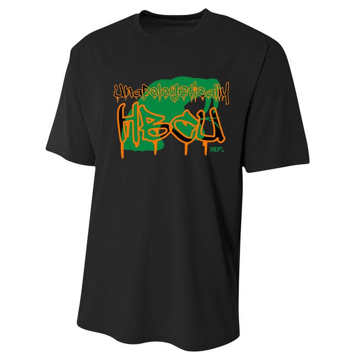 MDFL Designs Unapologetically HBCU FAMU Performance Sprint T-Shirt