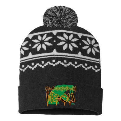 MDFL Designs Unapologetically HBCU FAMU USA-Made Snowflake Beanie