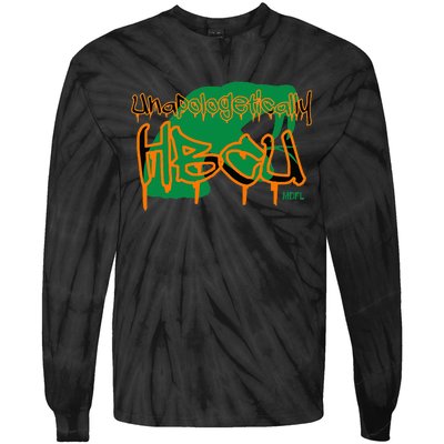 MDFL Designs Unapologetically HBCU FAMU Tie-Dye Long Sleeve Shirt