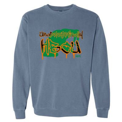 MDFL Designs Unapologetically HBCU FAMU Garment-Dyed Sweatshirt