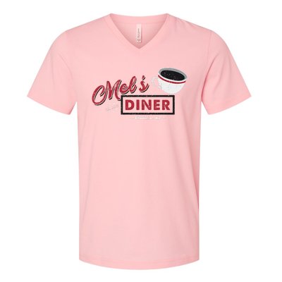 Mels Diner U.N.I.S.E.X Super V-Neck T-Shirt