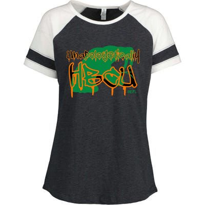 Mdfl Designs Unapologetically Hbcu Famu Enza Ladies Jersey Colorblock Tee