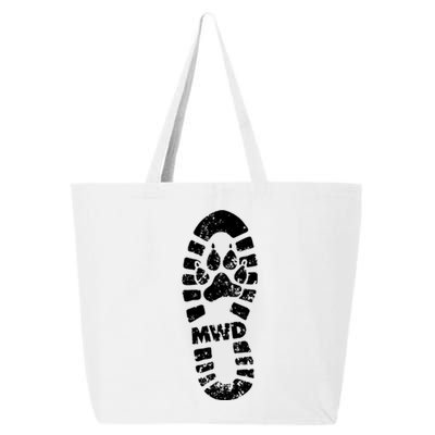 Military Dog Veterans Day 25L Jumbo Tote