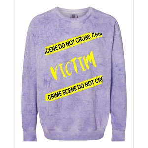 Mystery Dinner Victim Colorblast Crewneck Sweatshirt