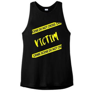 Mystery Dinner Victim Ladies PosiCharge Tri-Blend Wicking Tank