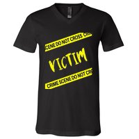 Mystery Dinner Victim V-Neck T-Shirt