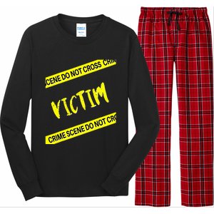 Mystery Dinner Victim Long Sleeve Pajama Set