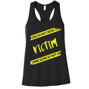 Mystery Dinner Victim Women's Racerback Tank