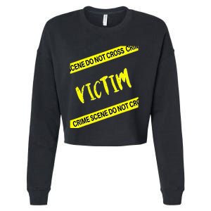 Mystery Dinner Victim Cropped Pullover Crew