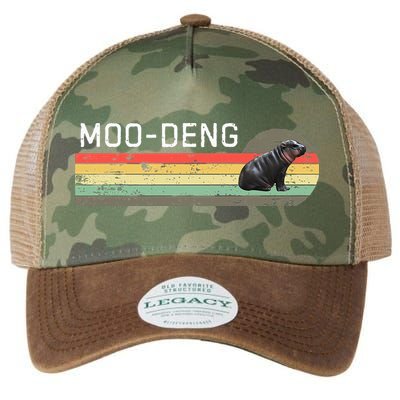 Moo Deng Vintage Legacy Tie Dye Trucker Hat