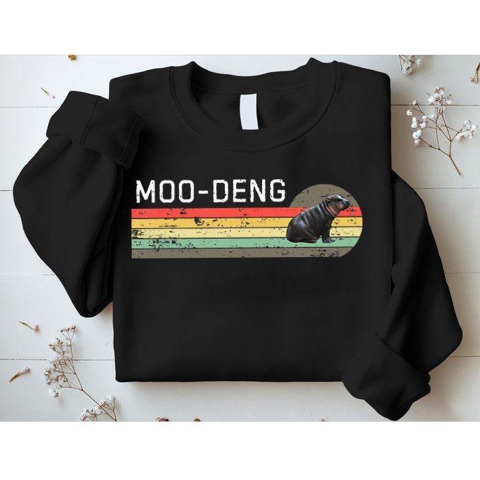 Moo Deng Vintage Sweatshirt