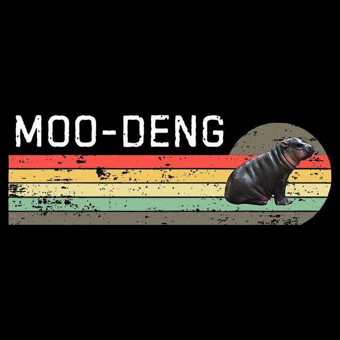 Moo Deng Vintage Backpack