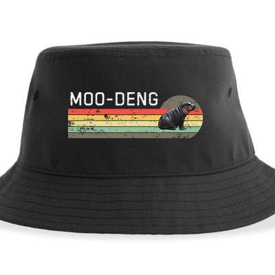 Moo Deng Vintage Sustainable Bucket Hat