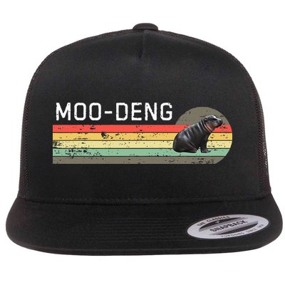 Moo Deng Vintage Flatbill Hat