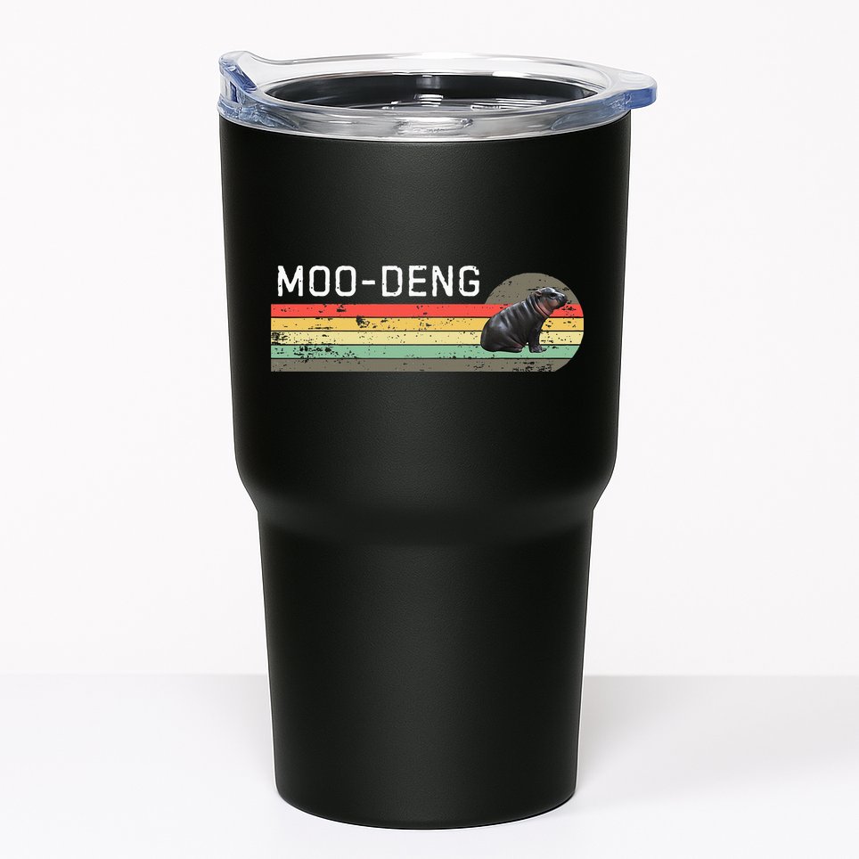 Moo Deng Vintage Tumbler
