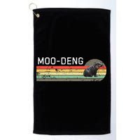 Moo Deng Vintage Golf Towel