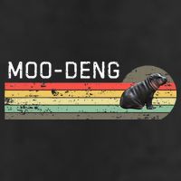 Moo Deng Vintage Golf Towel