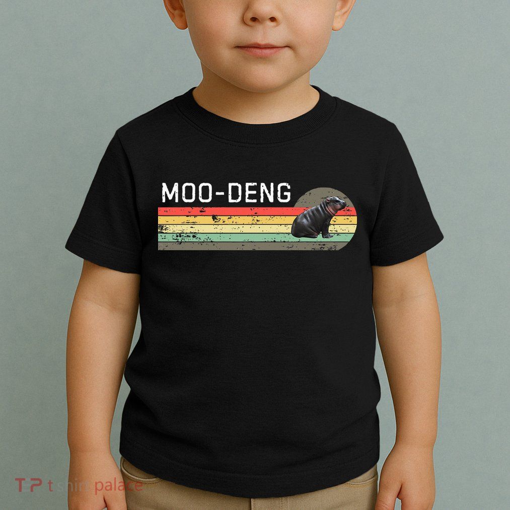 Moo Deng Vintage Toddler T-Shirt