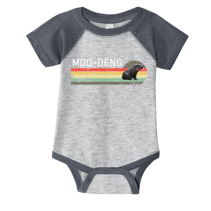 Moo Deng Vintage Infant Baby Jersey Bodysuit