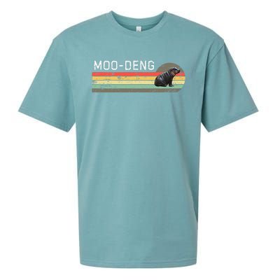 Moo Deng Vintage Sueded Cloud Jersey T-Shirt