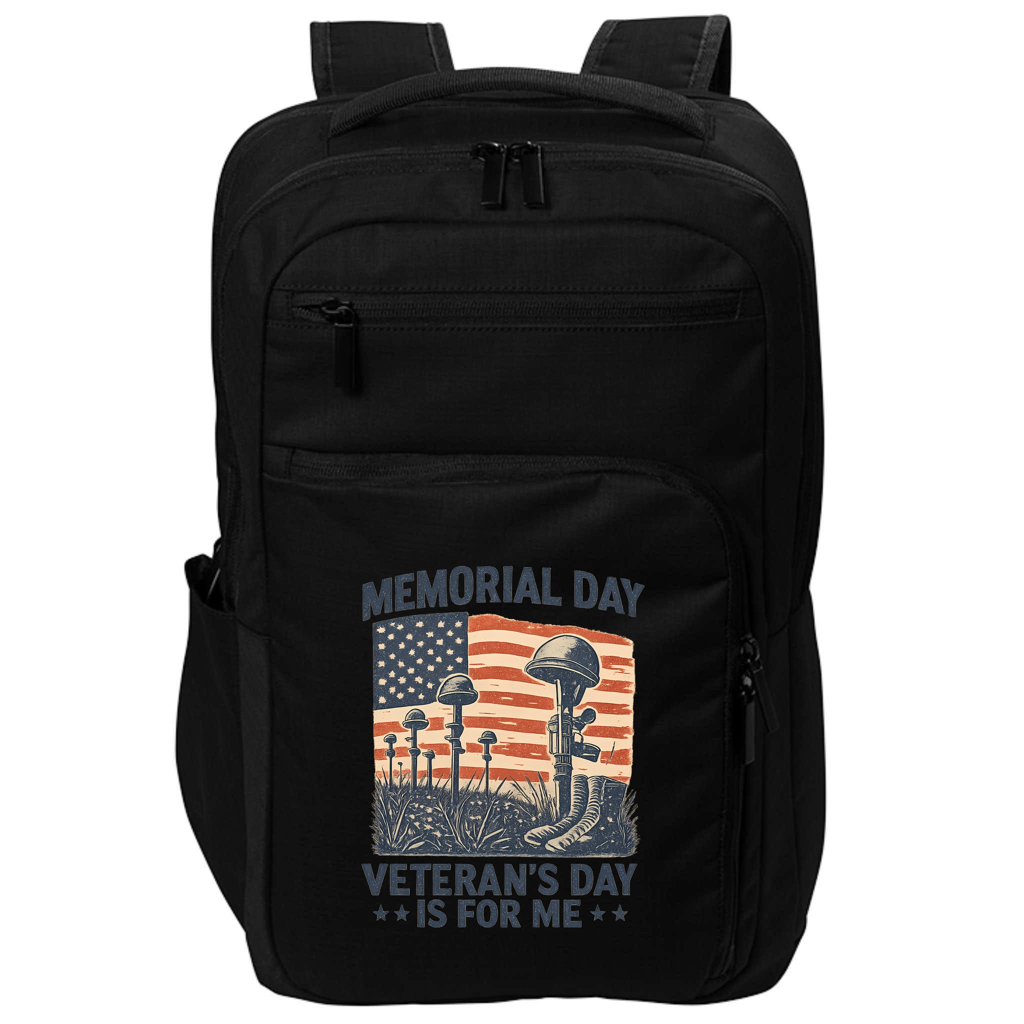 Memorial Day - Veteran's Day is for Me Impact Tech Backpack