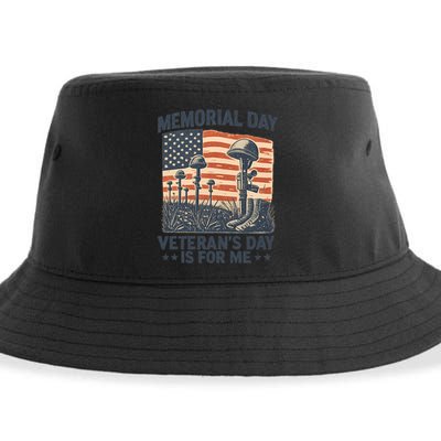 Memorial Day - Veteran's Day is for Me Sustainable Bucket Hat