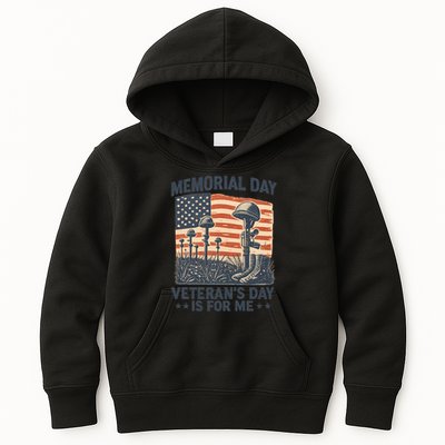 Memorial Day - Veteran's Day is for Me Kids Hoodie