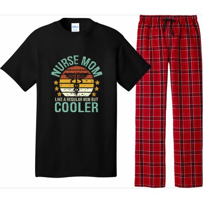 Mother's Day Vinatge Nurse Mom Like A Regular Mom But Cooler Gift  Pajama Set