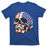 Memorial Day Veterans Day 4th Of July Patriotic Usa Skull Gift T-Shirt