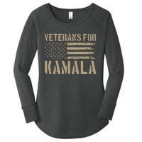 Moe Davis Veterans For Kamala Harris 2024 Women's Perfect Tri Tunic Long Sleeve Shirt