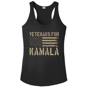 Moe Davis Veterans For Kamala Harris 2024 Ladies PosiCharge Competitor Racerback Tank