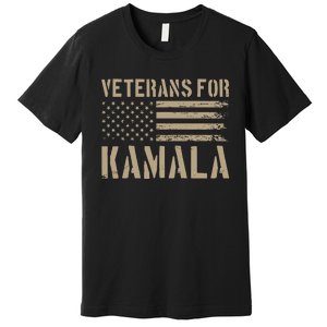 Moe Davis Veterans For Kamala Harris 2024 Premium T-Shirt