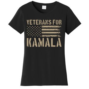 Moe Davis Veterans For Kamala Harris 2024 Women's T-Shirt