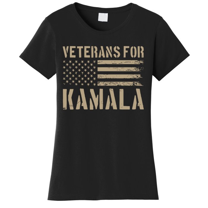 Moe Davis Veterans For Kamala Harris 2024 Women's T-Shirt