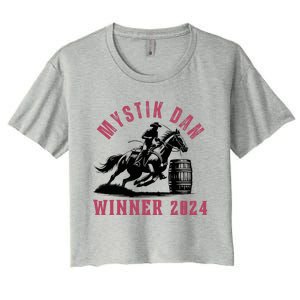 Mystik Dan Winner Horse Racingp Kentucky Women's Crop Top Tee