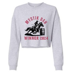 Mystik Dan Winner Horse Racingp Kentucky Cropped Pullover Crew