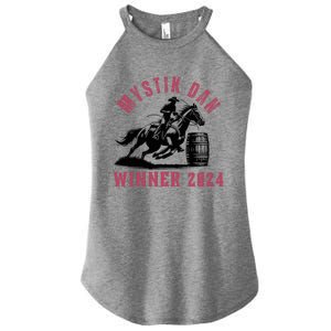 Mystik Dan Winner Horse Racingp Kentucky Women's Perfect Tri Rocker Tank