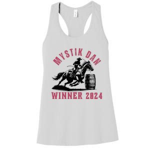 Mystik Dan Winner Horse Racingp Kentucky Women's Racerback Tank