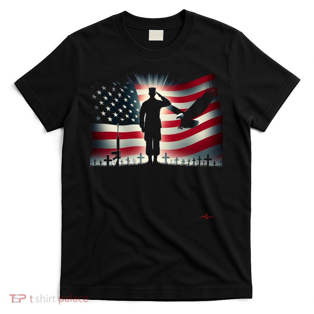 Memorial Day We Will Never Forget Remember The Fallen Flag T-Shirt