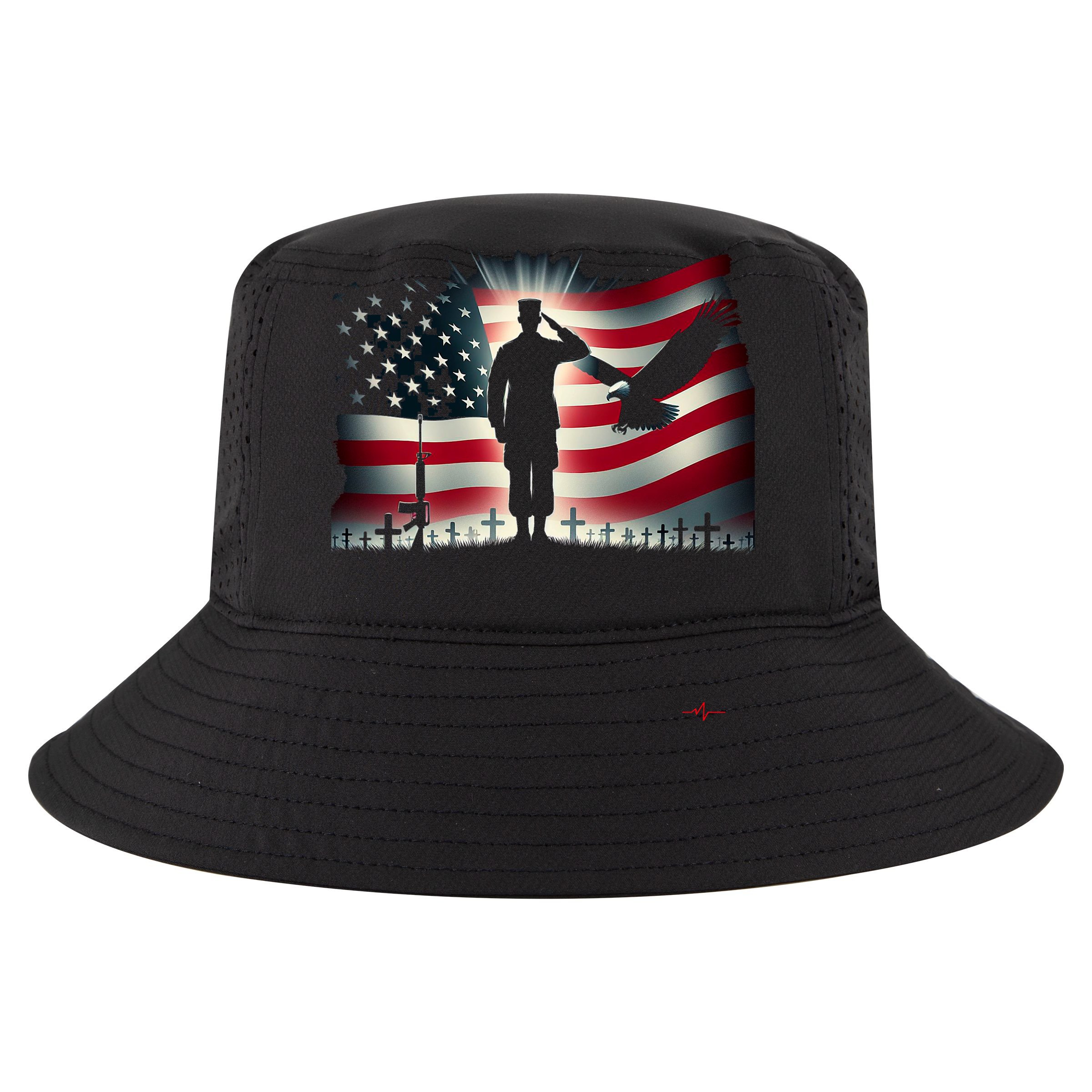 Memorial Day We Will Never Forget Remember The Fallen Flag V-Neck T-Shirt