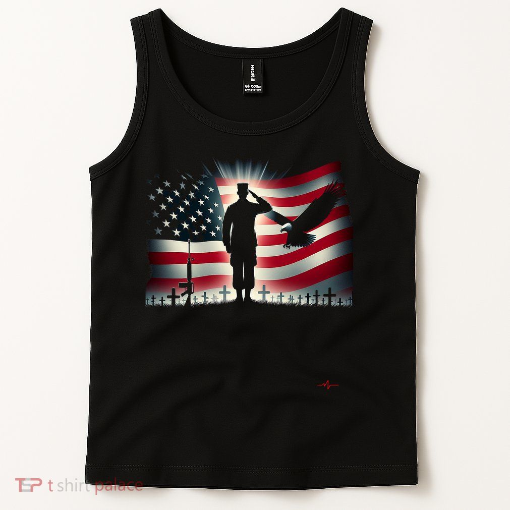 Memorial Day We Will Never Forget Remember The Fallen Flag Tank Top