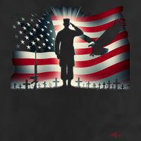 Memorial Day We Will Never Forget Remember The Fallen Flag Golf Towel