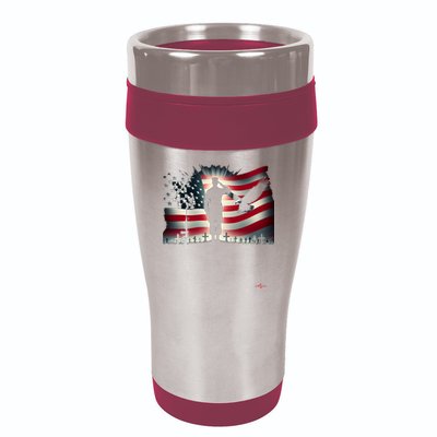 Memorial Day We Will Never Forget Remember The Fallen Flag 16oz Travel Tumbler