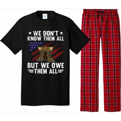 Memorial Day We Owe Them All Patriotic Veteran Pajama Set