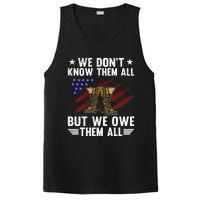 Memorial Day We Owe Them All Patriotic Veteran PosiCharge Competitor Tank