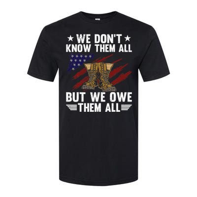 Memorial Day We Owe Them All Patriotic Veteran Softstyle CVC T-Shirt