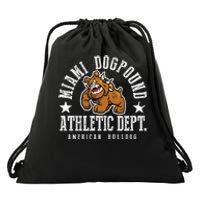 MIAMI Dogpound Workout Excercise Lover Dog Owner Drawstring Bag