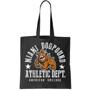 MIAMI Dogpound Workout Excercise Lover Dog Owner Tote Bag