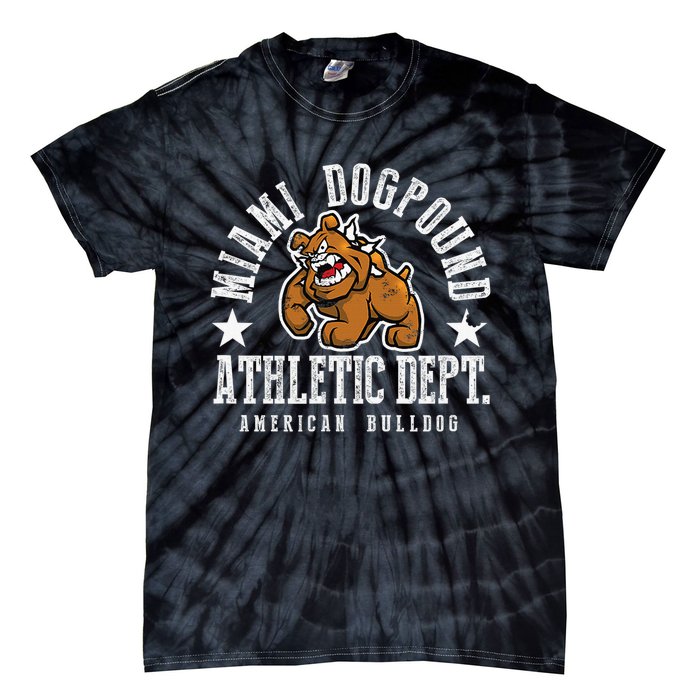 MIAMI Dogpound Workout Excercise Lover Dog Owner Tie-Dye T-Shirt